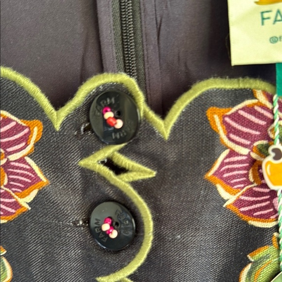 NWT Farm Rio Embroidered dress with cutouts - Picture 10 of 10
